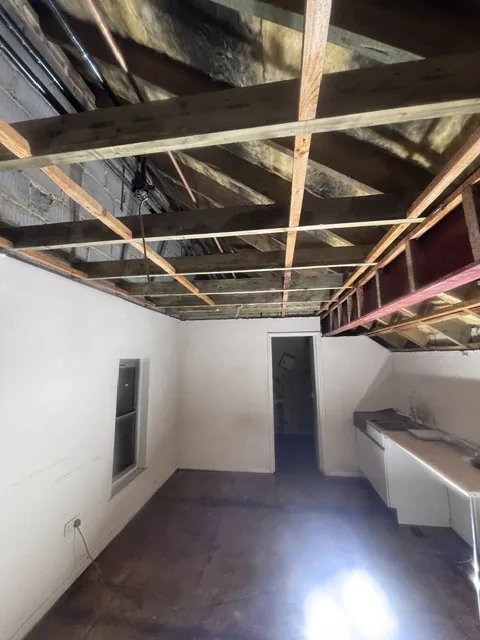 Controlled artex plasterboard strip-out in Brent Cross